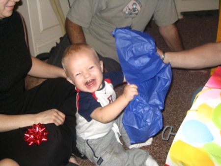 Trent on his first Birthday