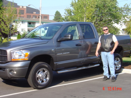 summer of /06 beisde my new truck