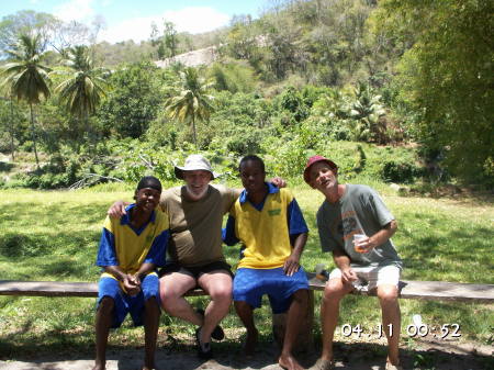Sam (Buddy) Brigman and me in Dominica