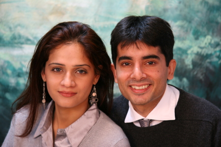 Ayaz and wife Musarrat Virji