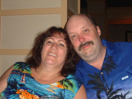 Mark and me in Nassau, Bahamas