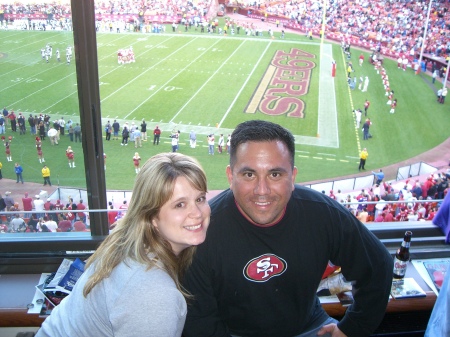 Mario & me in the 49er skybox