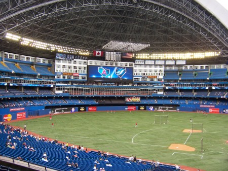 Sky Dome in Toronto... Go Blue Jays!