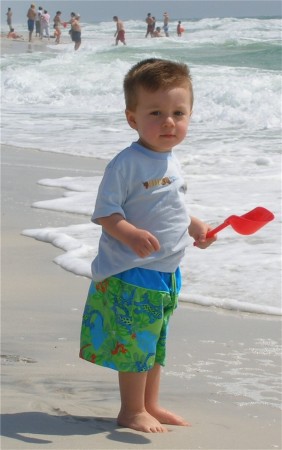 My Beach baby! Pensacola Beach 2006