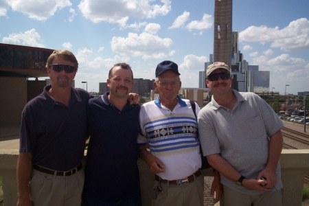 RON,ALLEN, MY DAD LES AND KENNY