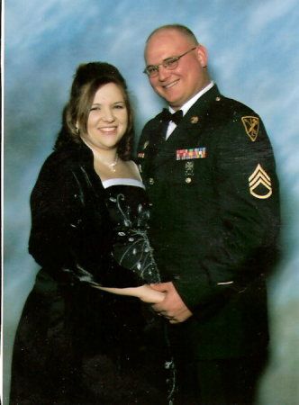 Scott and I from the Military Police Ball