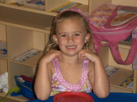 My daughter Keely at pre-school!