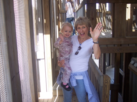 Margaret with granddau, Lily(2), in Lubbock.