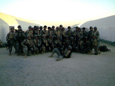 my youngest son and his platoon