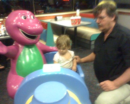 Birthday for Great Niece Avery at Chucky Chees