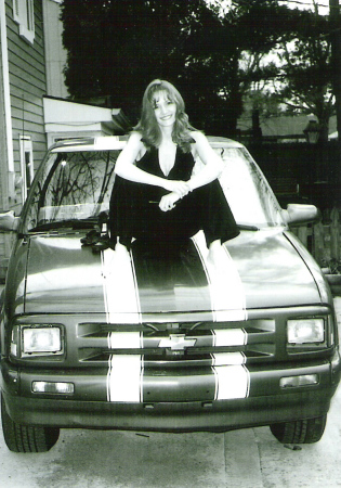 Tina on truck