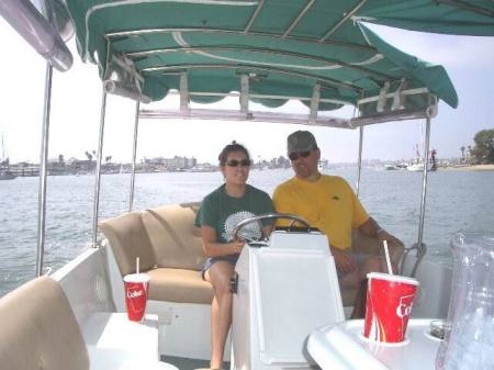 My Daughter Karina and I in Newport Beach, Aug 04