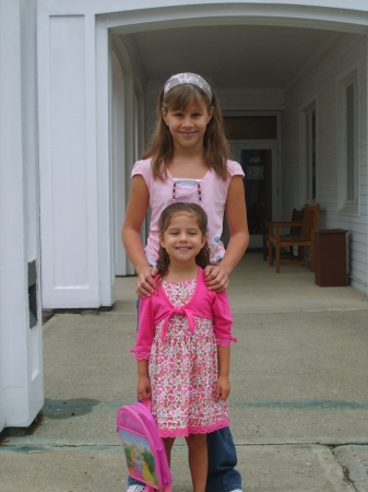 Our Girls - Start of School 2007-08