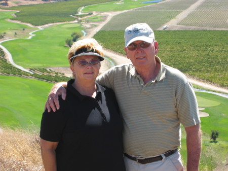 Darla and Louie golfing at Carson City, NV