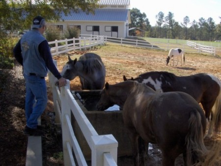 My boss's ranch in Ga.