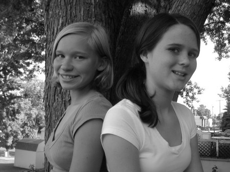 My daughter Paige (on right) with her best friend Jessie.