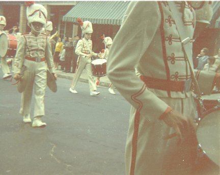 S.J.H.S. marching band Pulasky Day Parade 1968