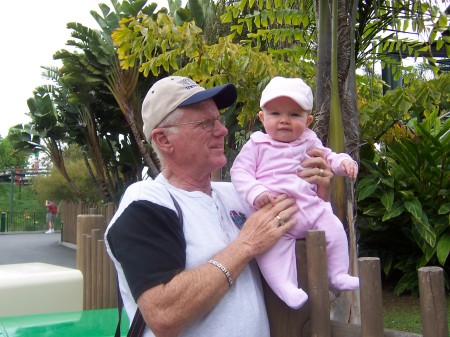 Ron and Avalon my Grandaughter
