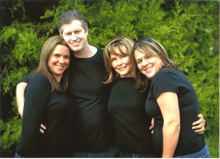 Richard, Myself and Daughters in November 2006
