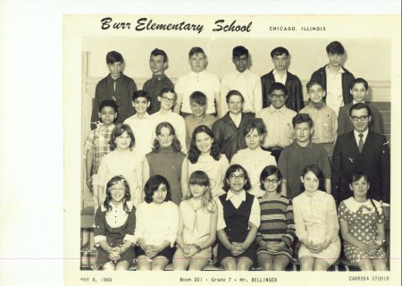 Burr School - Grade 7 - April 1969