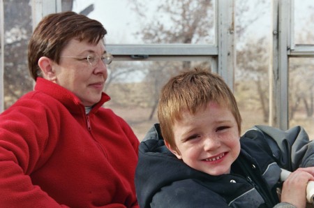 My son and his Grandma