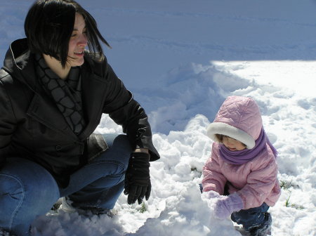 a day in the snow