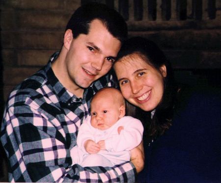 Nov 2000  Bill & Rachel with baby Kyra