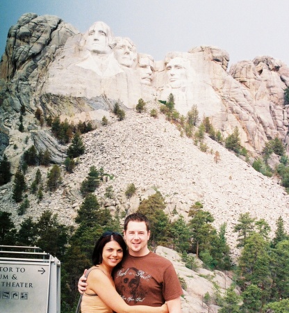 Jesse & I at Mt. Rushmore