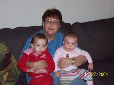 Me and two of my grandchildren!