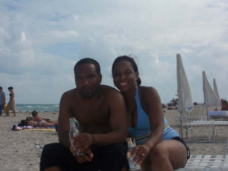 My brother and I on South Beach