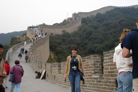 Yvonne At The Great Wall