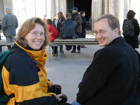 Jean and Ken in San Marco's Square