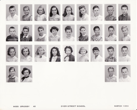 Dyer Street Elementary School 1954-1960