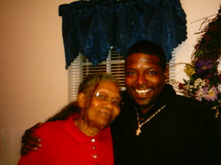 My grandmother and me chirstmas 2005