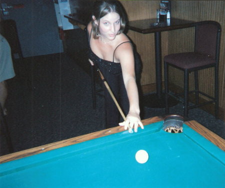 Playing Pool at Bailey's