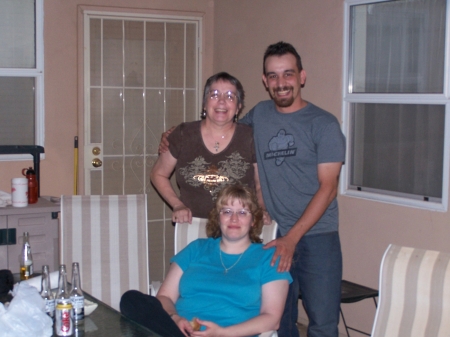 My mom, brother, and me  May 2006