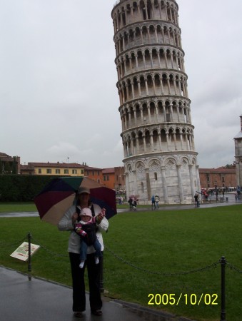 Rhonda and Savannah in Pisa