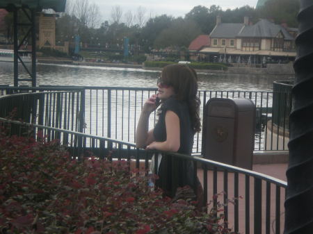 My daughter, Lexi, at Epcot-Orlando 2008