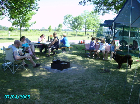 My family at camp