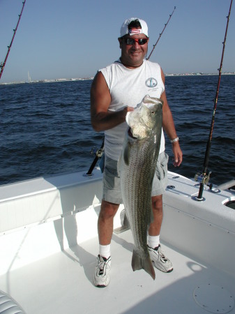 30 lb Striped Bass in June 2005