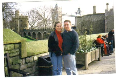 me and dave at the tower of london