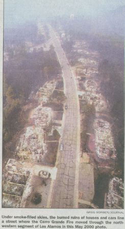 Cerro Grande--Aerial view of Arizona Ave.