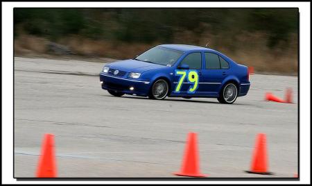 Me at my first autocross in my 2005 GLI