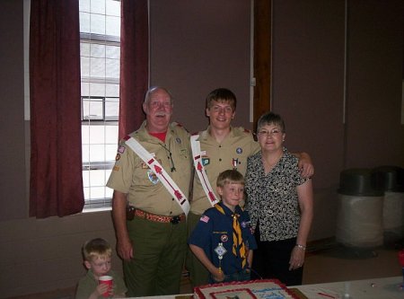 At Zack's Eagle Scout reception