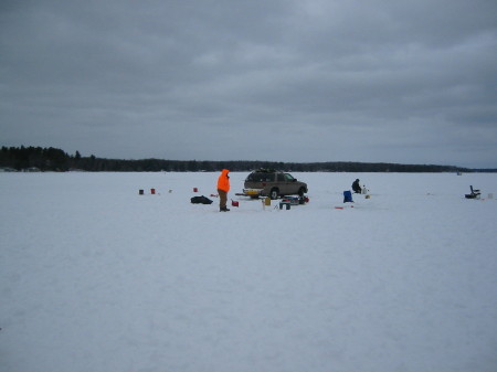 Ice Fishing in Minocqua, WI