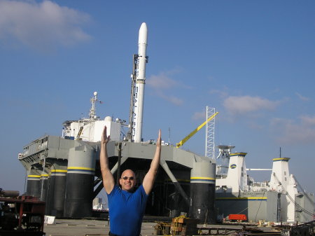 Me and sealaunch rocket in Long Beach , CA