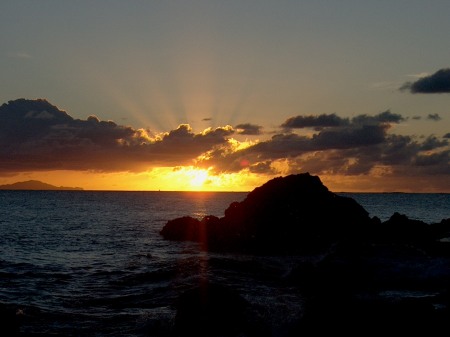 antigua sunset