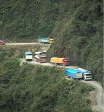 High in the Andes mountains