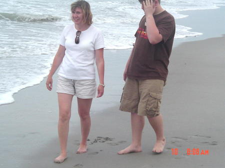 Debbie & James on beach