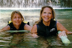 Discovery Cove w/ friend Ellen